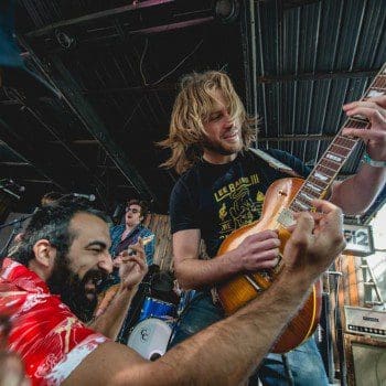 Diarrhea Planet at Do512 showcase at Barracuda shot by Maggie Boyd