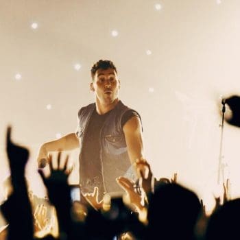 Bleachers at the Fonda Theatre shot by Danielle Gornbein