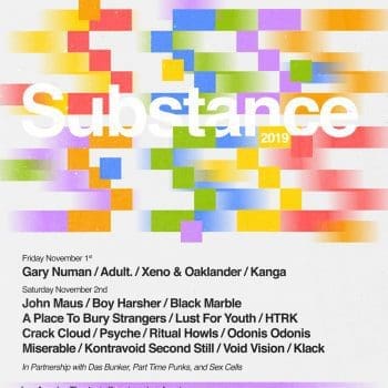 SUBSTANCE los angeles theatre gary numan