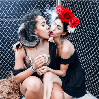 beach goth halloween