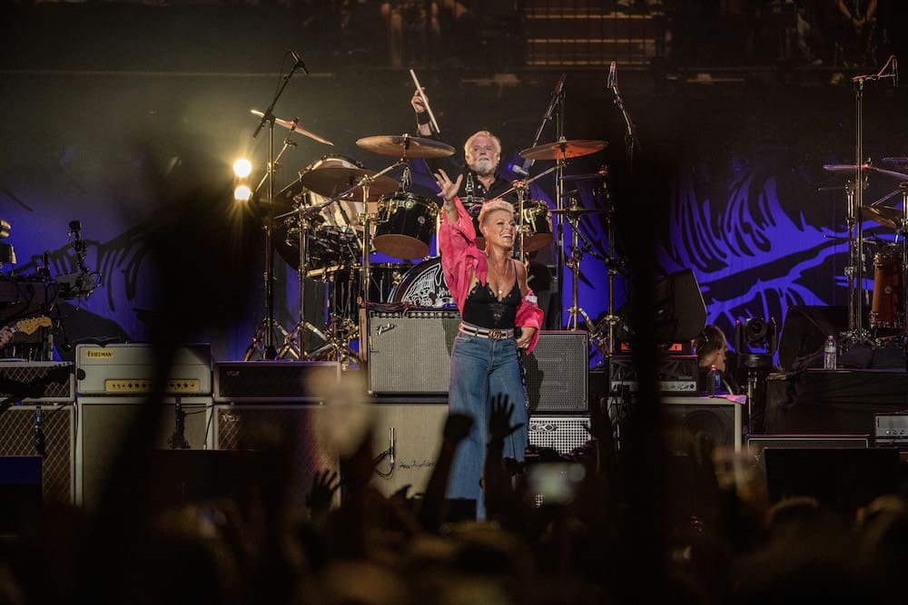 Pink at Taylor Hawkins Tribute Concert Kia Forum