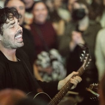 Local Natives at the Masonic Lodge at Hollywood Forever Cemetery by Steven Ward