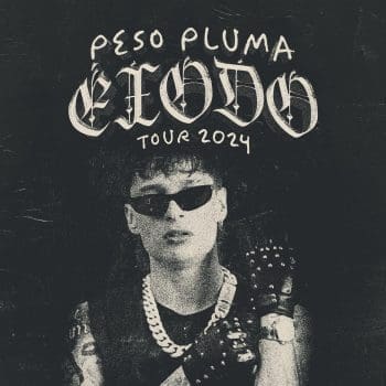 Peso Pluma 2024 tour exodo poster