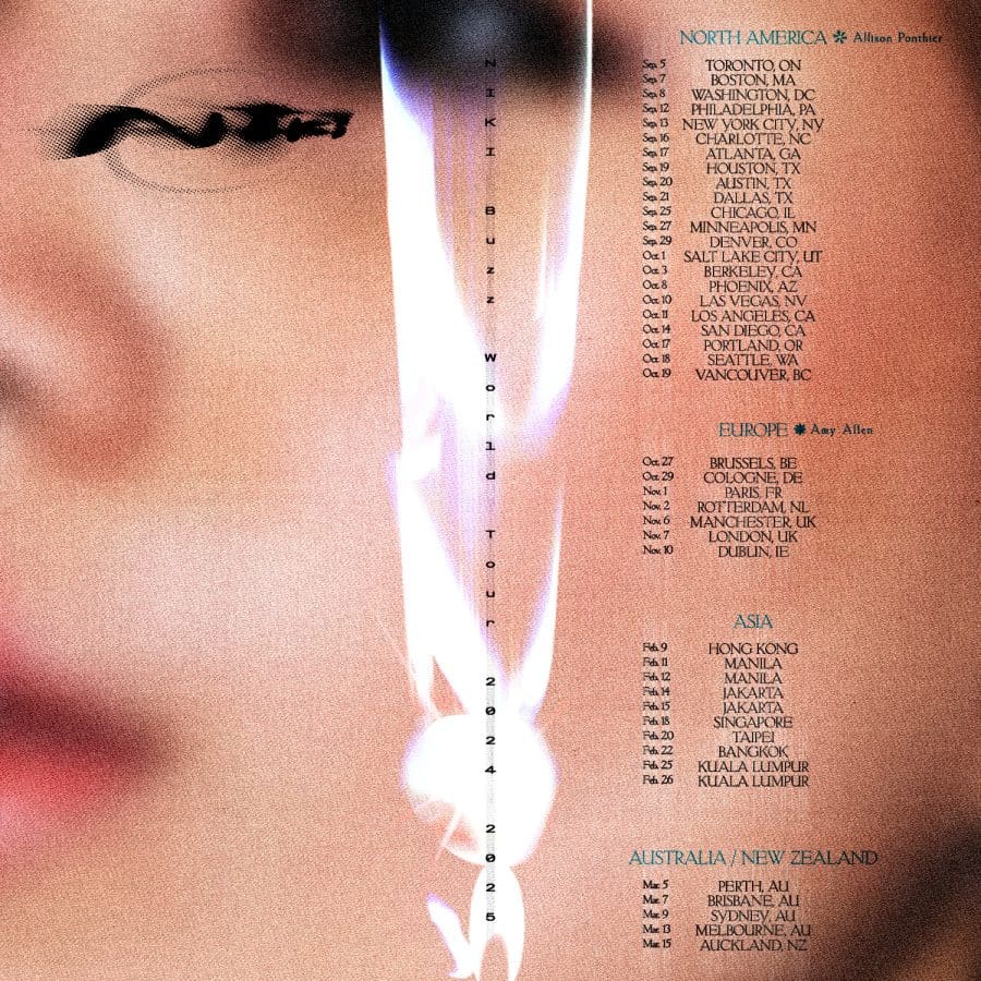 NIKI tour poster