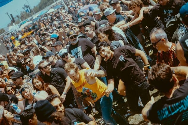 The crowd for The Vandals at No Values 2024 by Lilly Duran