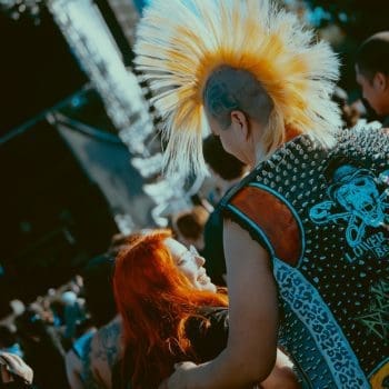 the crowd and fans at No Values 2024 by Lilly Duran