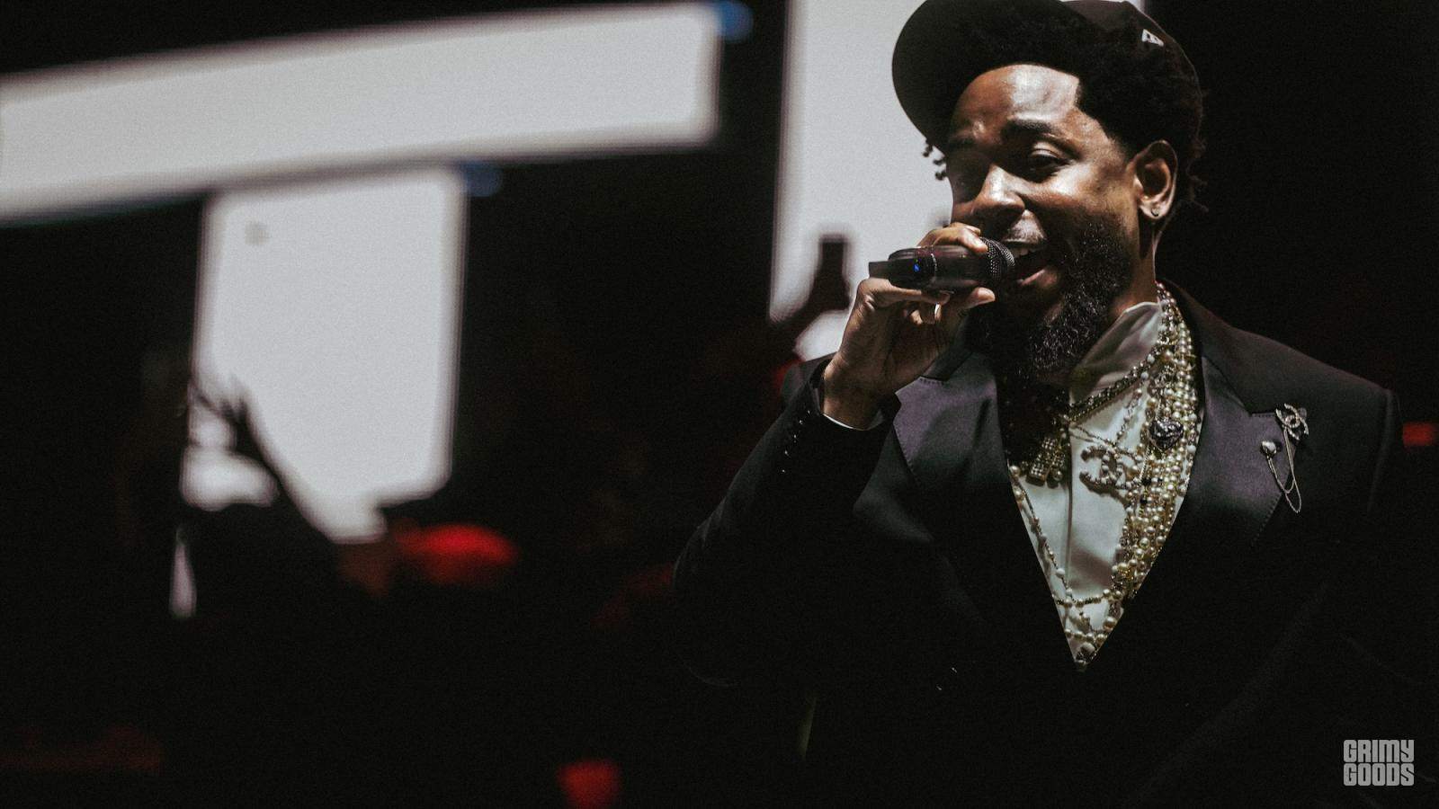 Kendrick Lamar at TDE Christmas Concert and Toy Drive at Nickerson Gardens by Asha Moné