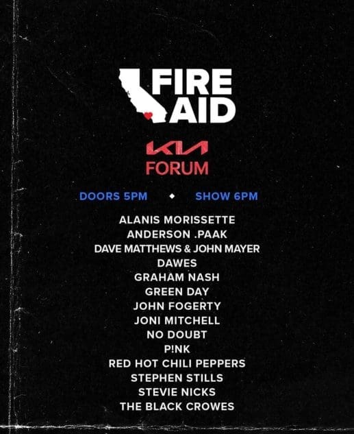 FireAid Lineup Kia Forum