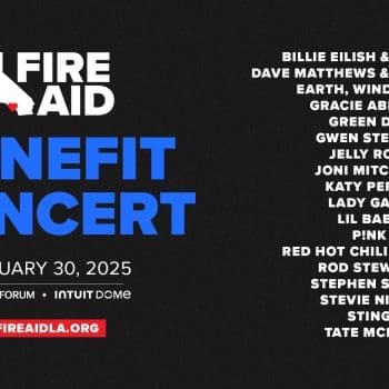FireAid Benefit concert 2025 Flyer