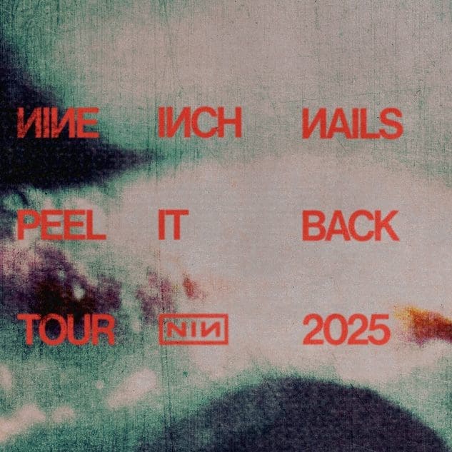 NINE INCH NAILS 2025 tour poster