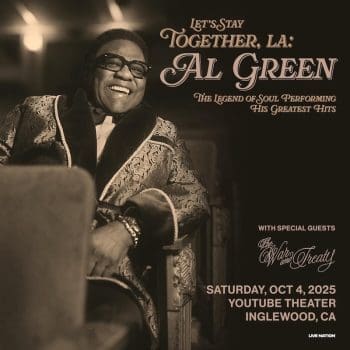 Al Green at the Youtube Theater in Los Angeles concert poster