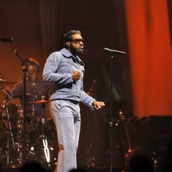 Leon Bridges at the Hollywood Bowl by Randall Michelson/Live Nation- Hewitt Silva