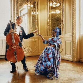 Angélique Kidjo and Yo-Yo Ma 2025 press photo