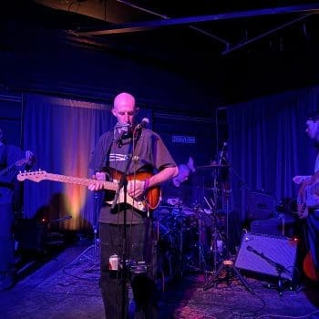 Mark William Lewis performing in LA at Zebulon on Nov. 21, 2025.